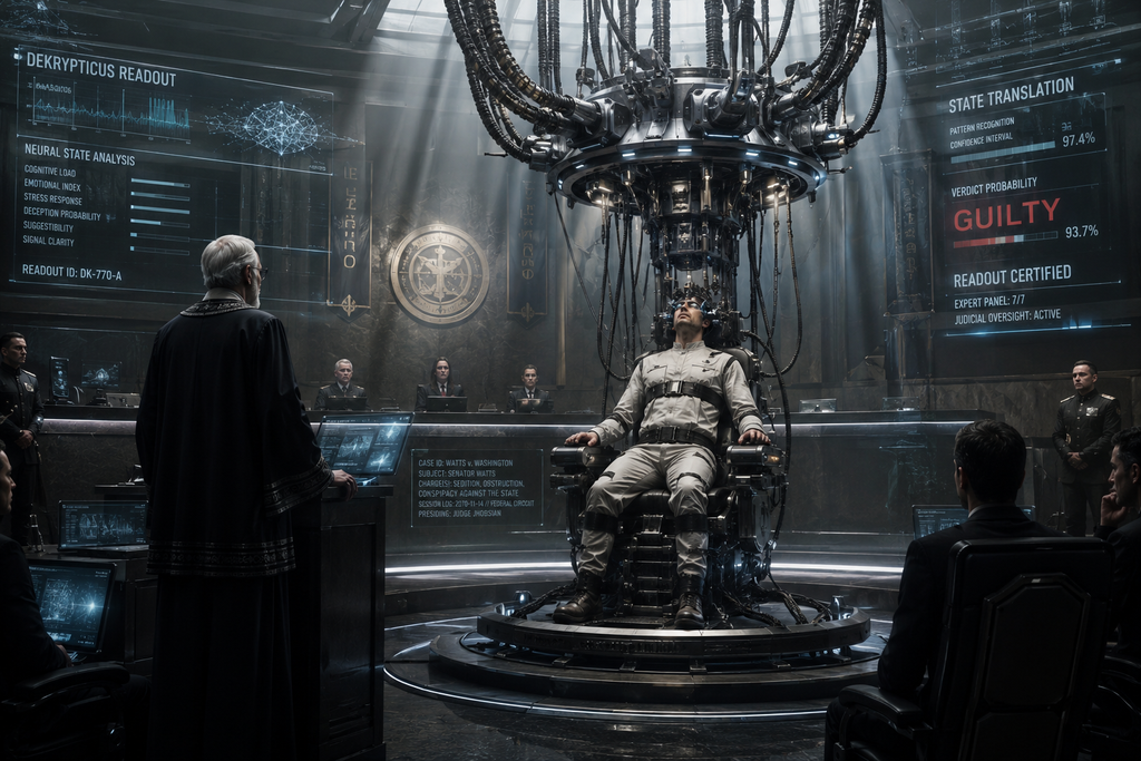 The Dekrypticus: The Chair, the Readout, and the Death of the Private Mind